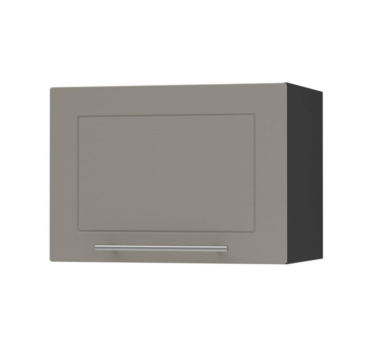 KLAPPHÄNGESCHRANK Kvantum W4B/45 Beige Matt / Schwarz Matt 45 / 32,5 / 36cm - Beige/Schwarz, Holz/Holzwerkstoff (45/36/32.5cm) - Feldmann-Wohnen