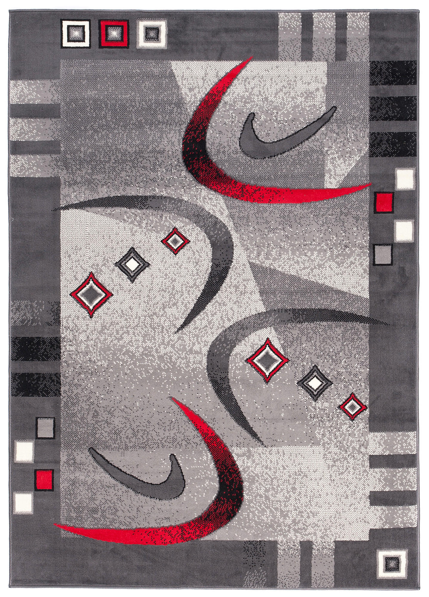 Tapiso Teppich Dunkelgrau 160x230 cm
