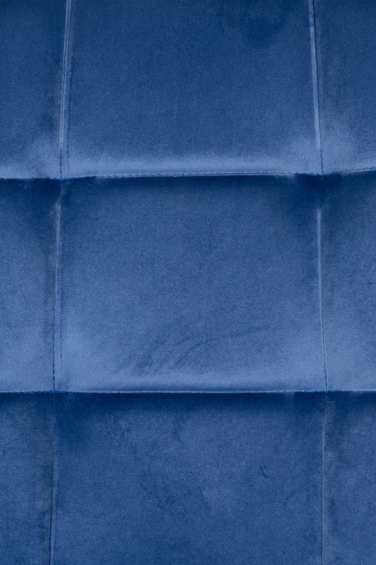 ESSZIMMERSTUHL Atina Samt, Gestell Metall Schwarz Blau - Blau/Schwarz, Textil/Metall (45/84/55cm) - TPFLiving