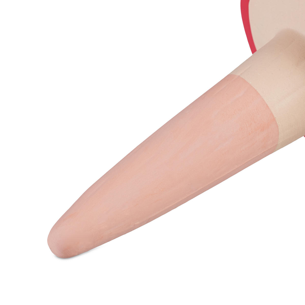 4XTONKEGEL - Multicolor, Keramik (8.5/16/8.5cm) - Relaxdays