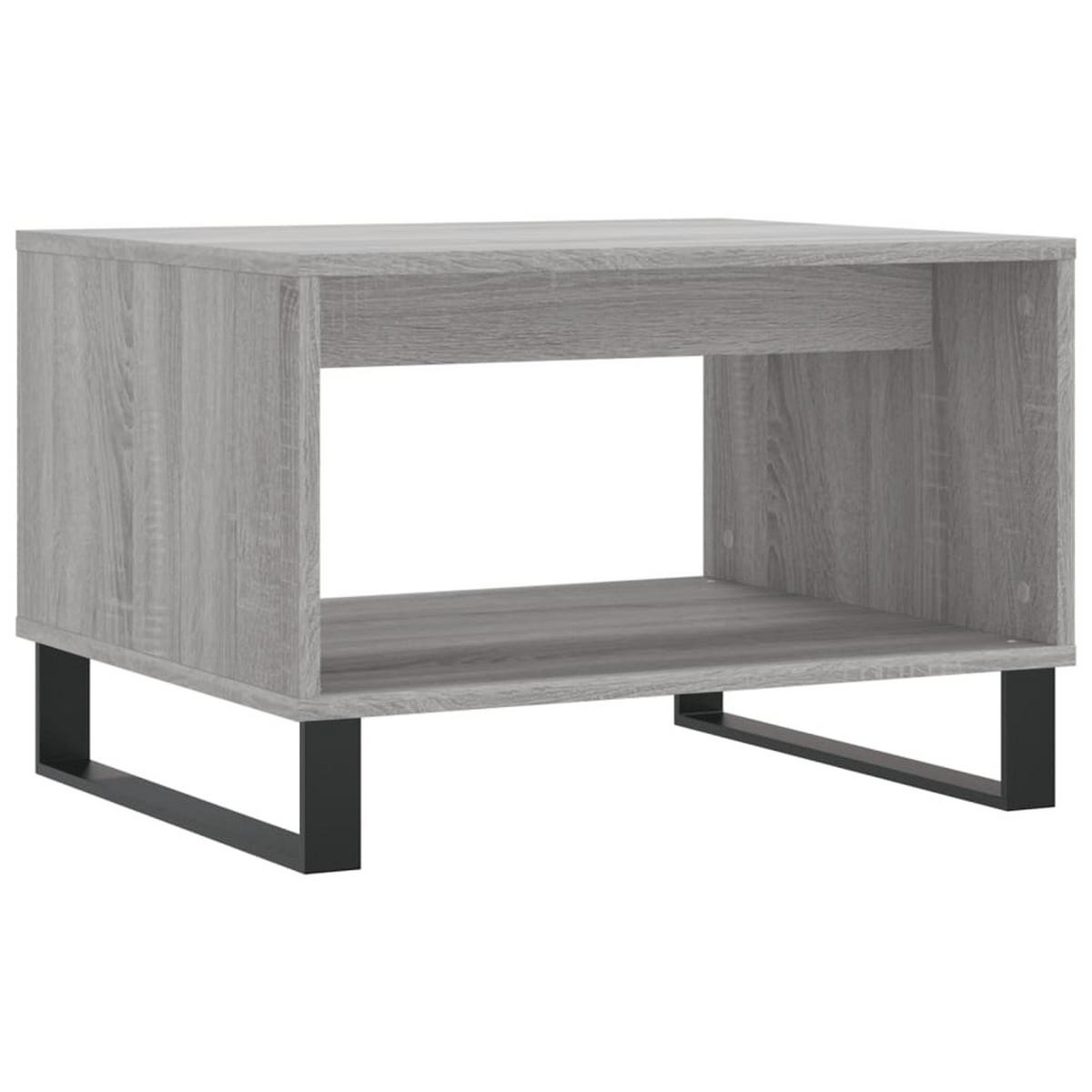 COUCHTISCH Grau Sonoma 60x50x40 cm Holzwerkstoff - Grau, Holzwerkstoff (50/60/40cm) - furnicato