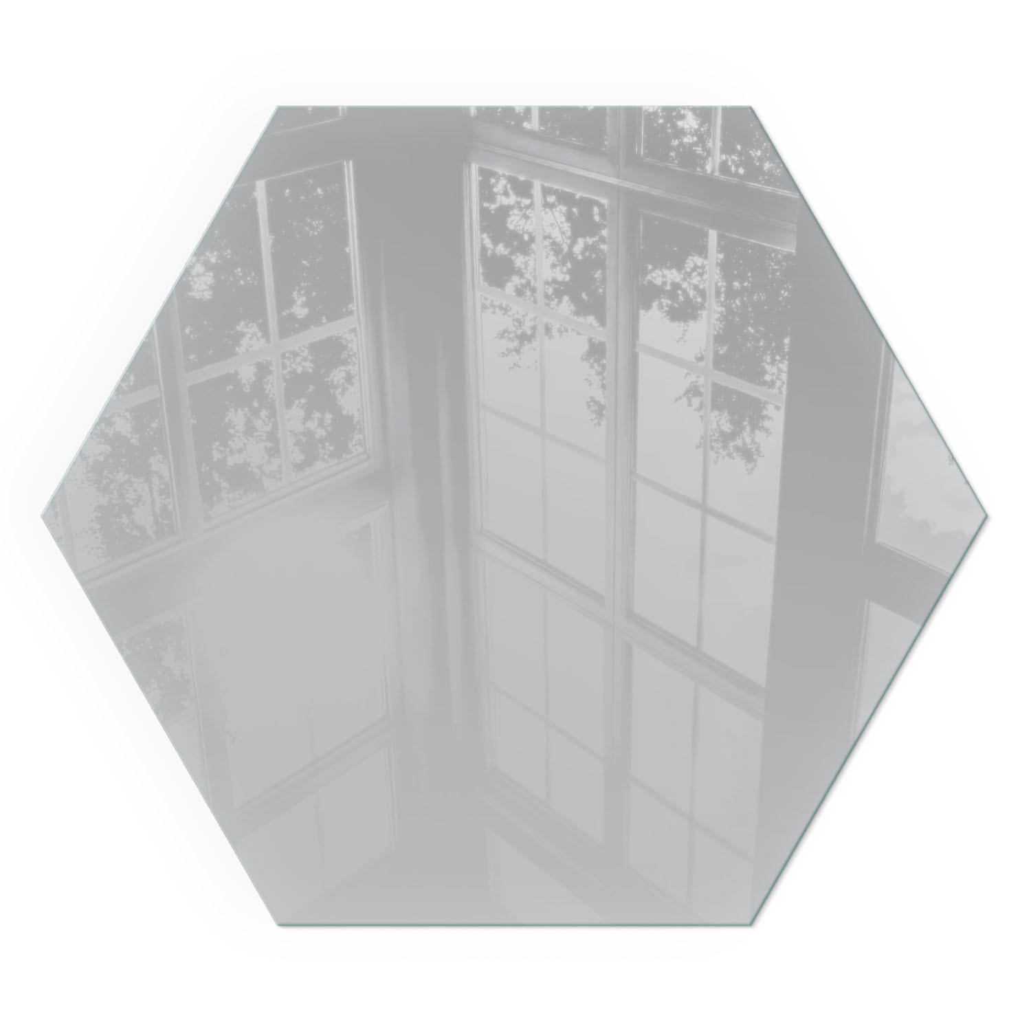 GLASPLATTE für Kamin h40 cm - Grau, Glas (40/40/0.4cm) - TULUP