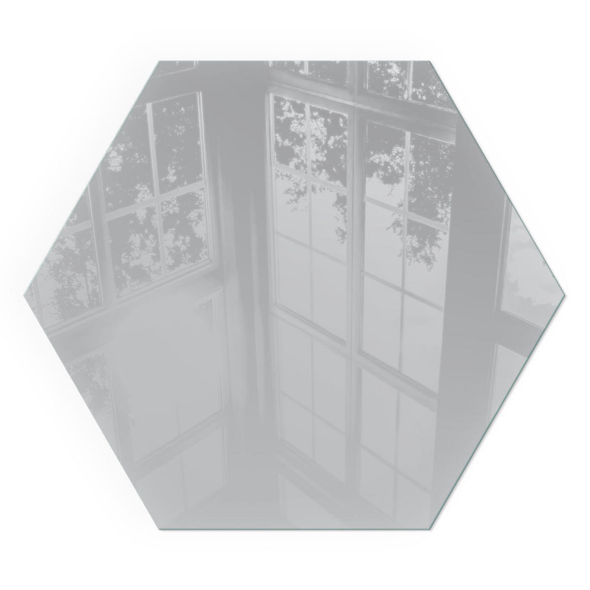 GLASPLATTE für Kamin h40 cm - Grau, Glas (40/40/0.4cm) - TULUP