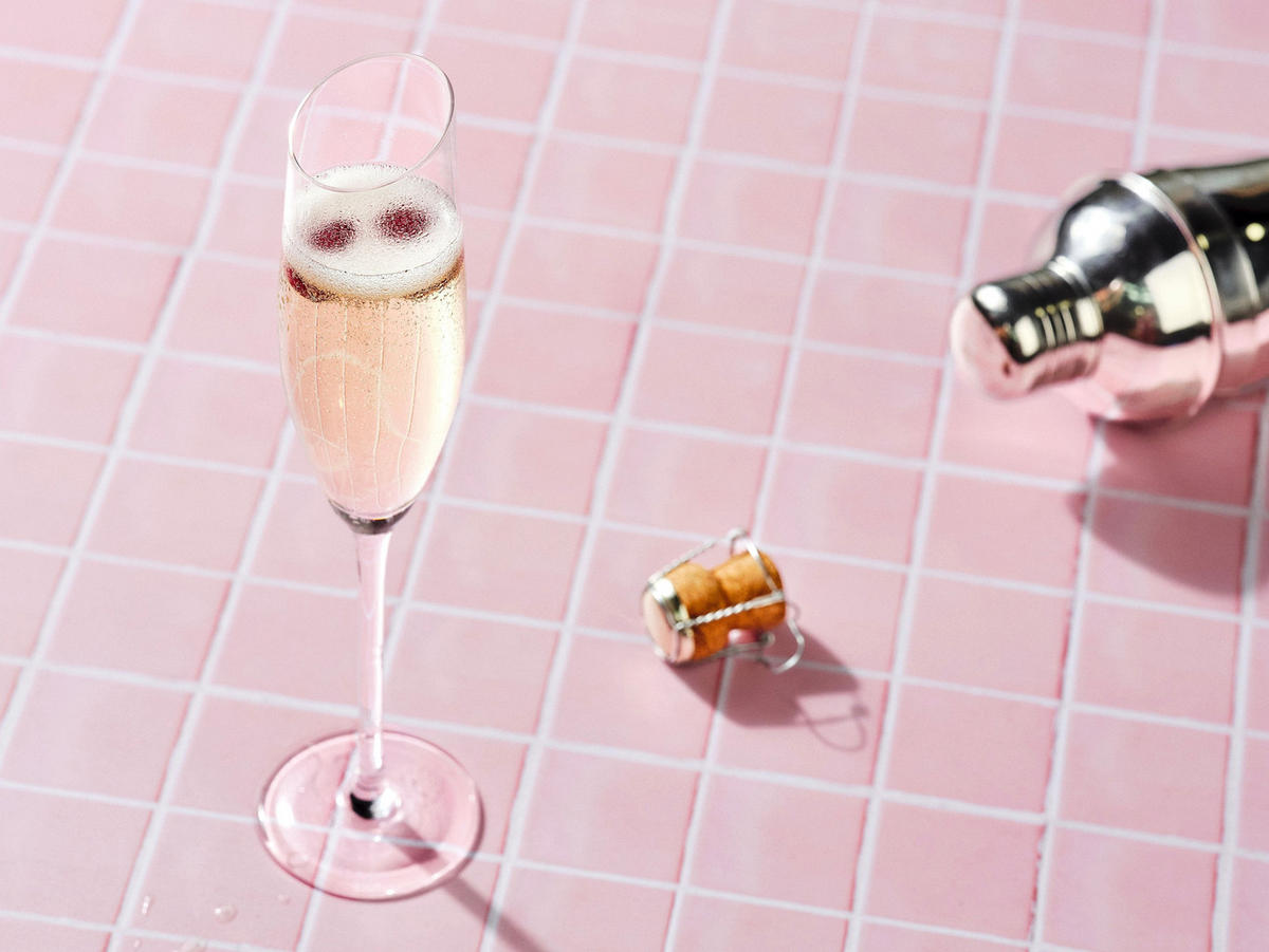 CHAMPAGNERFLÖTE Sväva 185ml - 6er-Set - Transparent - Transparent, Glas (0.19L) - Björn