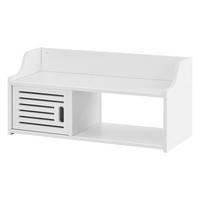HÄNGESCHRANK Norberg - Weiß, Kunststoff (62/28/25cm) - [en.casa]