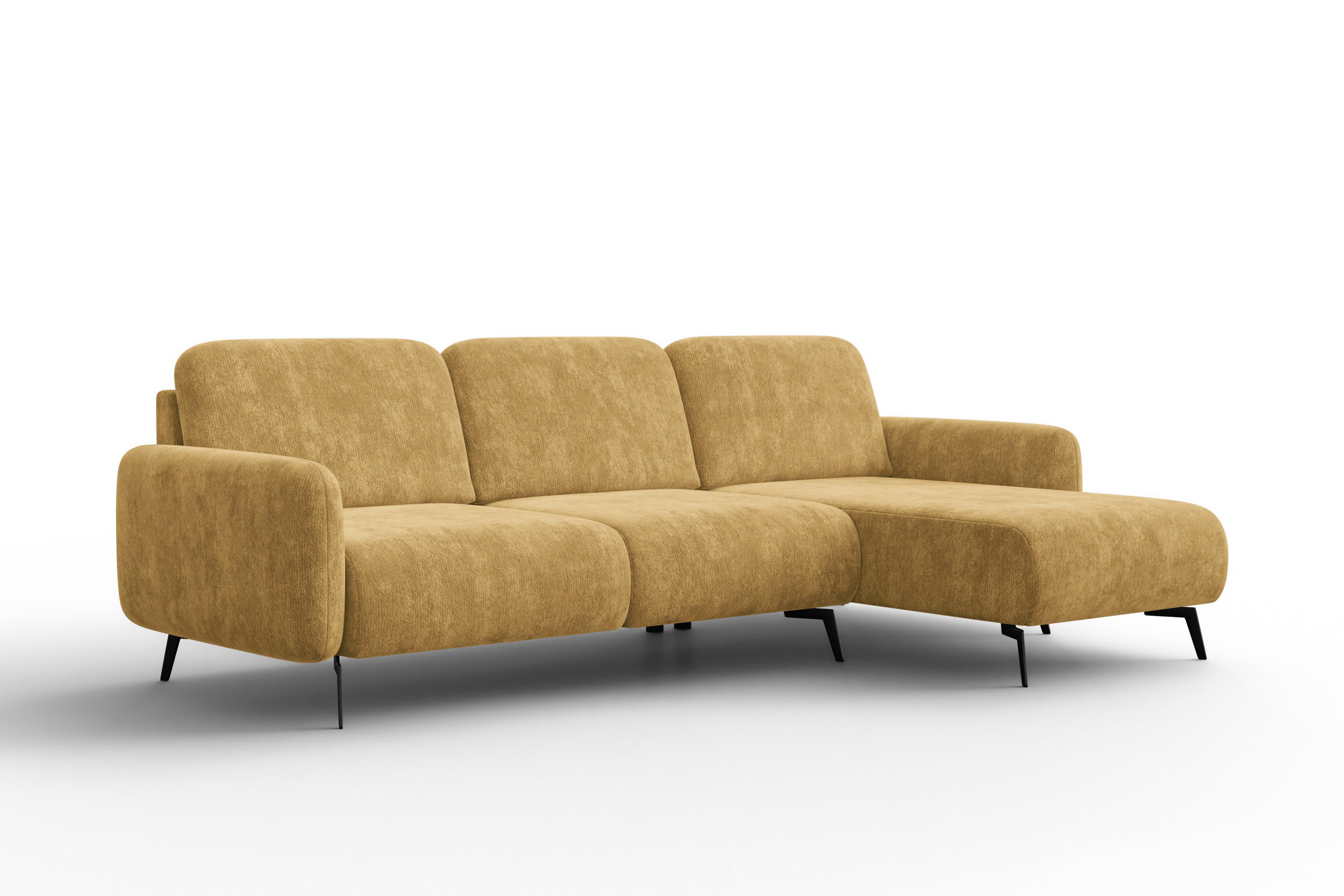 Wozimo Ecksofa Gelb 264x157 cm