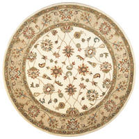 HANDTUFTTEPPICH Royal Ziegler 190x190 cm - Creme, Textil (190/190cm) - THEKO