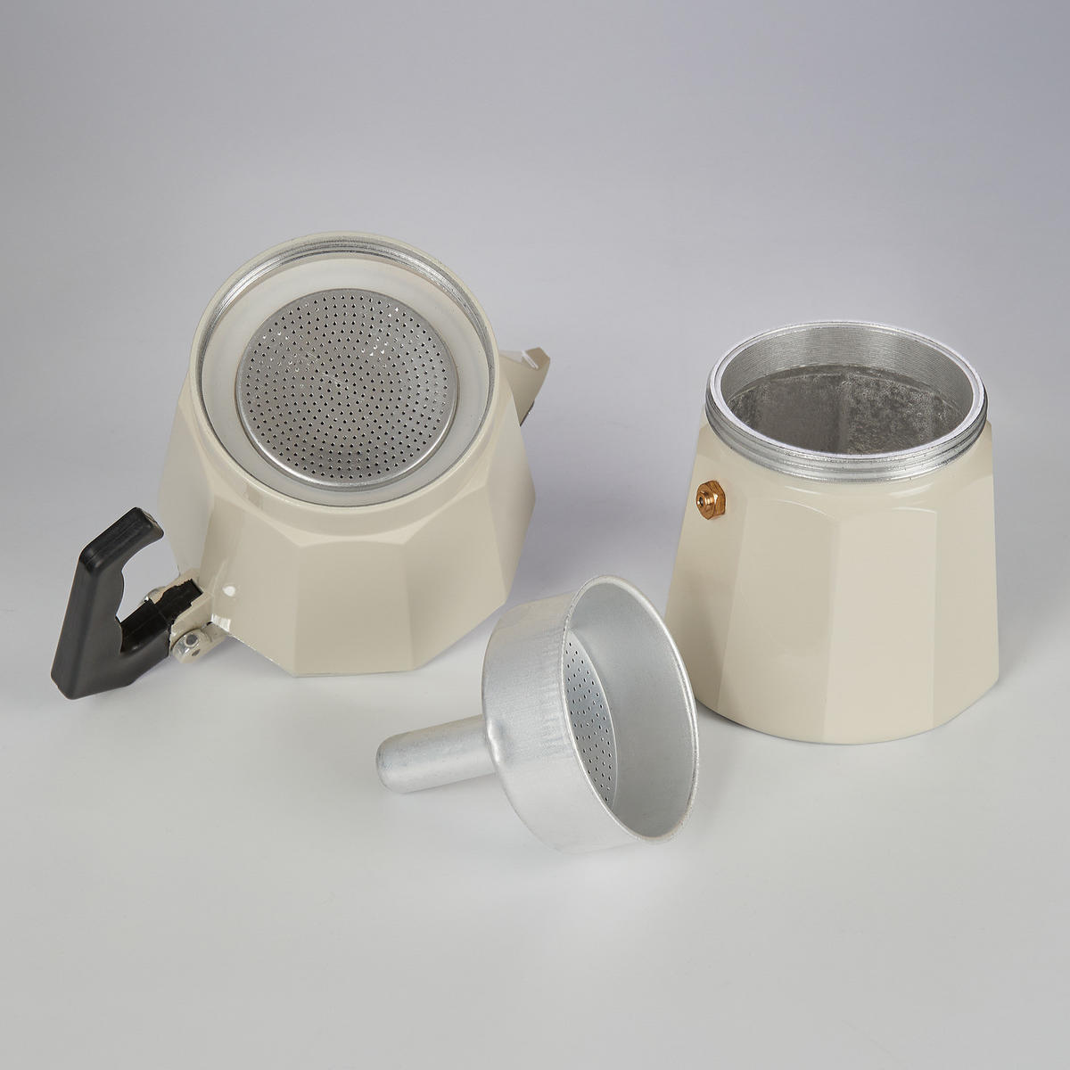 KAFFEEBEREITER Esperto - Beige, Metall (9/18/16cm) - Butlers