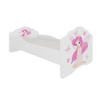 KINDERBETT Casimo weiß / Motiv Elfe 88 / 164 / 63cm - Weiß, Holz/Holzwerkstoff (70/140cm) - Feldmann-Wohnen
