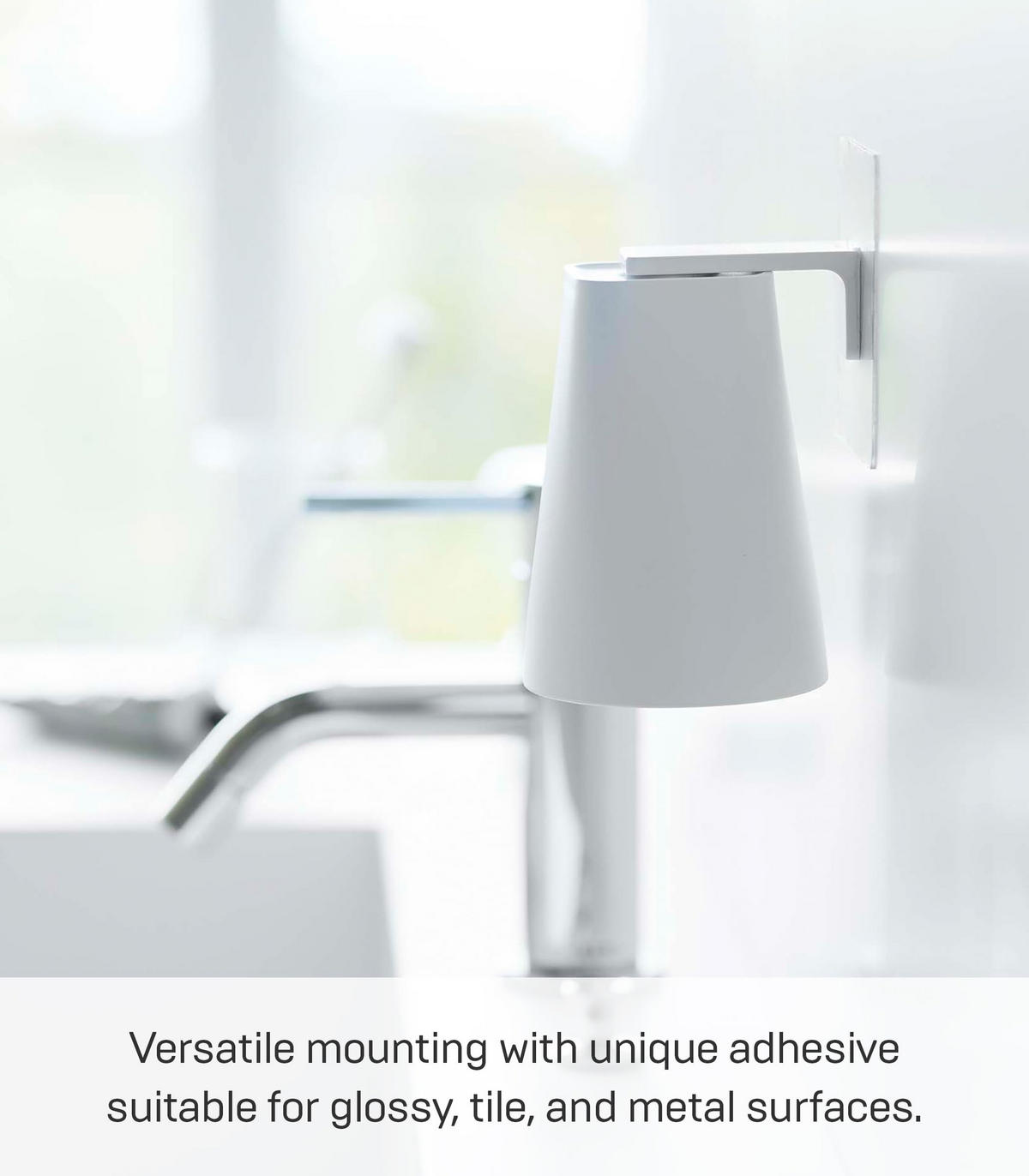 BECHERHALTER Film Hook 5487 - Weiß, Kunststoff (7/9.5/7cm) - Yamazaki