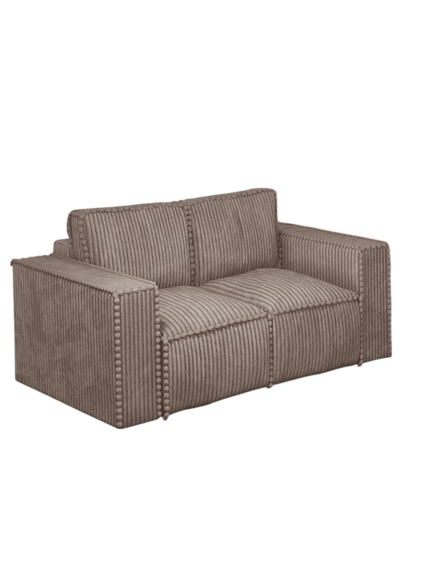 SOFA 2-sitzer Vajana - Beige, Holzwerkstoff/Textil (150/86/102cm) - Fun Möbel
