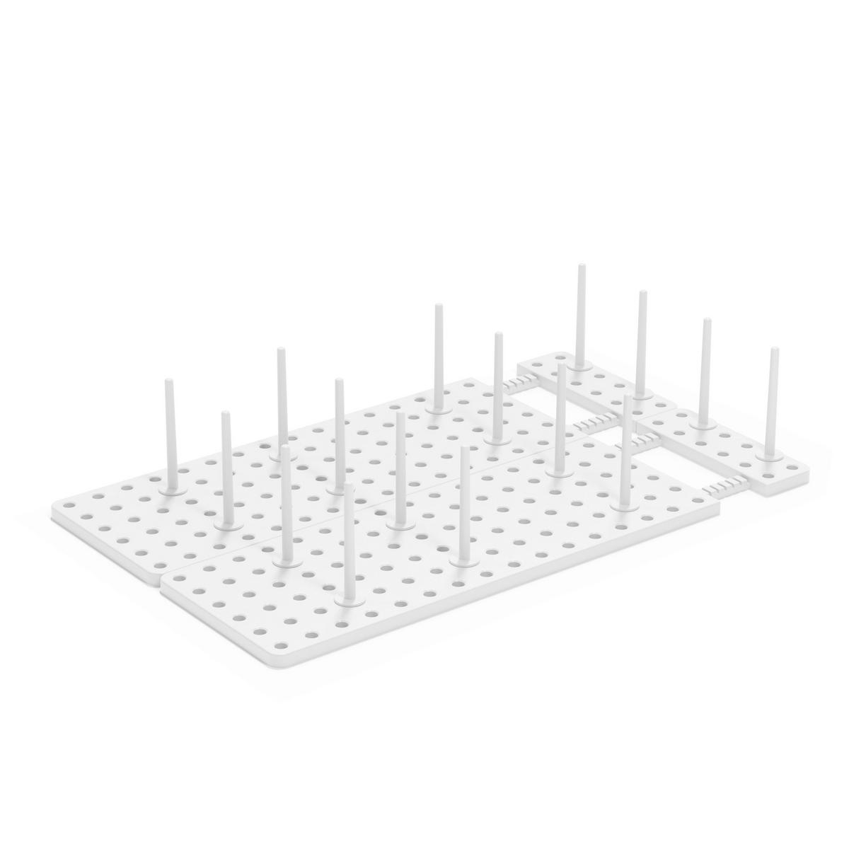 SCHUBLADENORGANIZER Peggy 2er-Set, Weiß - Weiß, Kunststoff (15/10/55cm) - Umbra