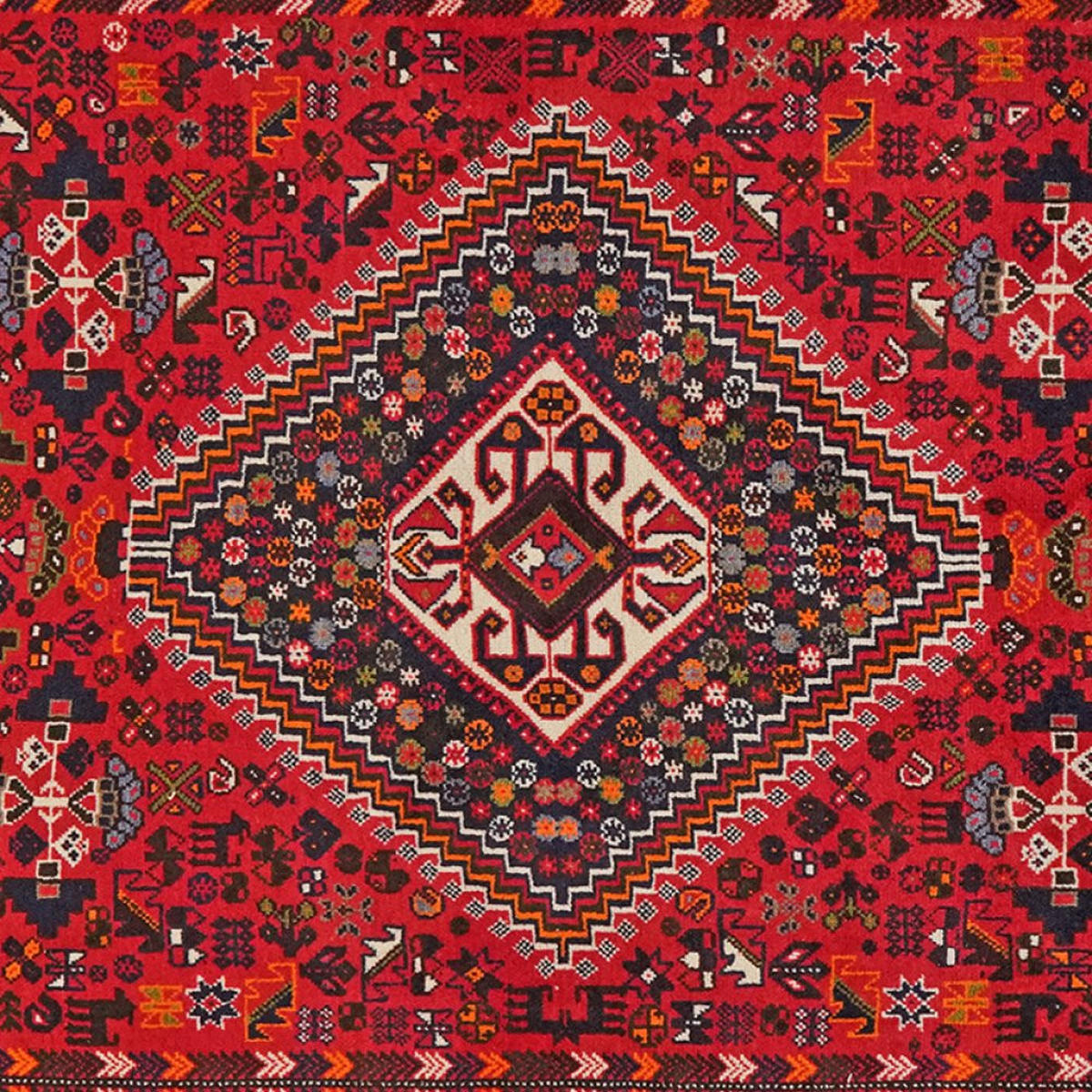 ORIENTTEPPICH handgeknüpft Gashgai Rot 290/167 cm Schurwolle - Rot, Textil (167/290cm) - Looma