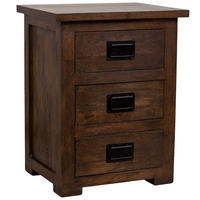 BEISTELLTISCH aus holz 51x40x64cm - Braun, Holz (51/64/40cm) - Wanderlust