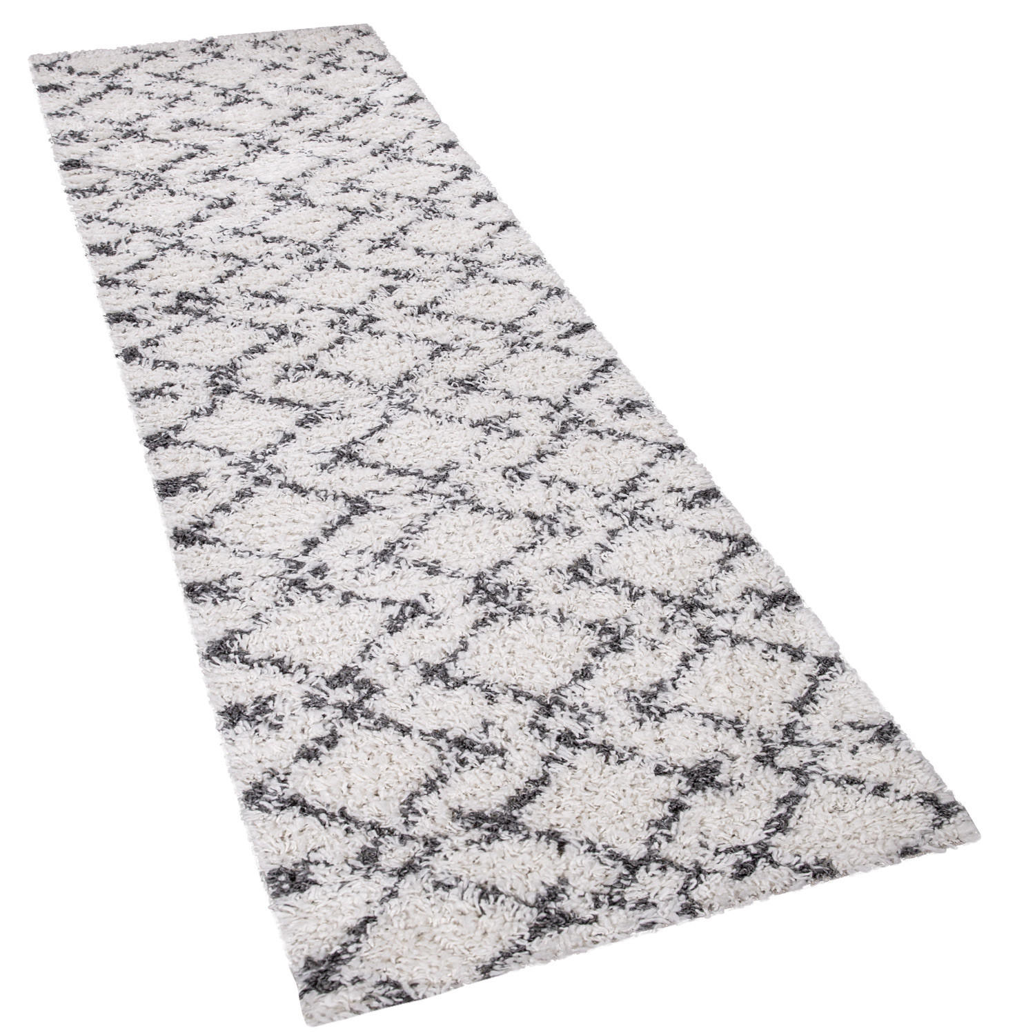 HOCHFLORTEPPICH 60/100 cm Kalmar 451 - Anthrazit, Textil (60/100cm) - Paco Home