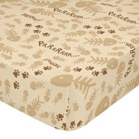 SPANNBETTTUCH cats 60x120x14 cm (kinderbett) mehrfarbig - Multicolor, Textil (60/120cm) - Happy Friday