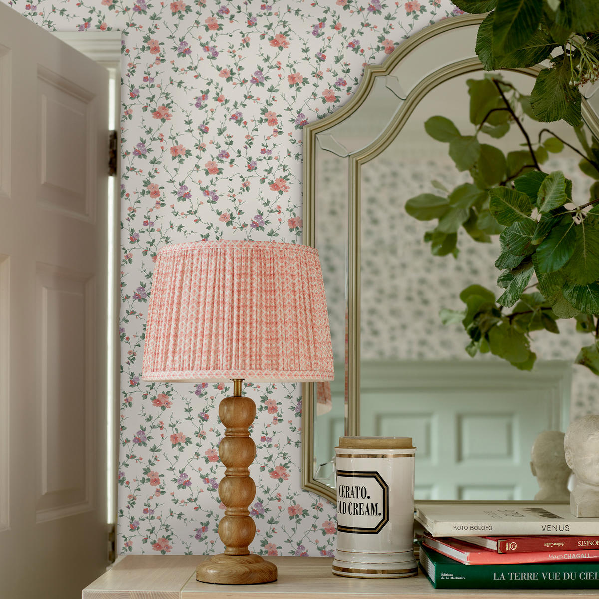 VLIESTAPETE Priory Coral Pink - Pink, Papier/Kunststoff (52/1000cm) - Graham & Brown