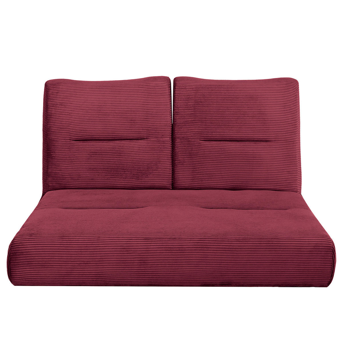 SCHLAFSOFA - Cordstoff - Beere, Textil (159/88/160cm) - home24