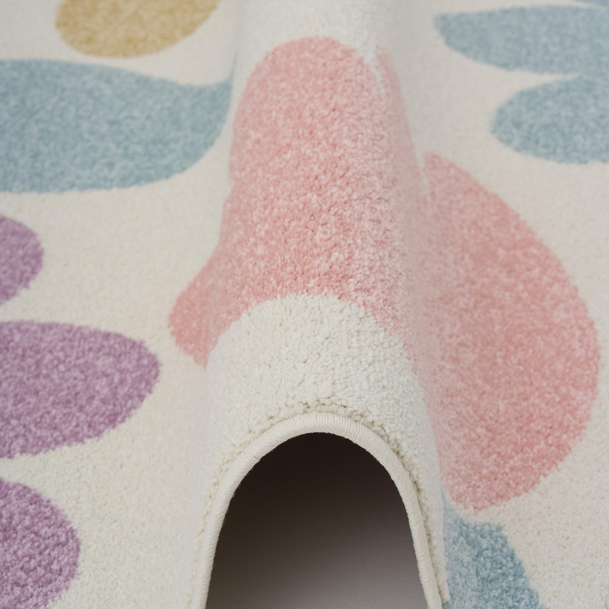 KINDER TEPPICH SOFTSTAR KIDS FANTASY BUNT - Lila, Textil (80/150cm) - Pergamon