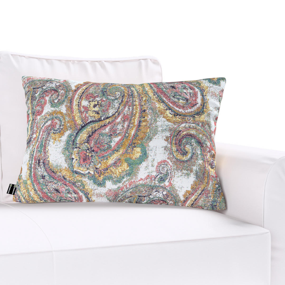 KISSENHÜLLE Cosy Home grün- rosa, 60x40 cm - Rosa, Textil (60/40cm) - Dekoria