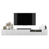 TV-LOWBOARD 2-er Set Elpis2 Weiß Matt Glamour 150 cm - Weiß, Holzwerkstoff (300/37.5/36.5cm) - Meble Lindner