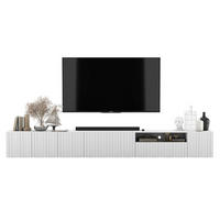 TV-LOWBOARD 2-er Set Elpis2 Weiß Matt Glamour 150 cm - Weiß, Holzwerkstoff (300/37.5/36.5cm) - Meble Lindner