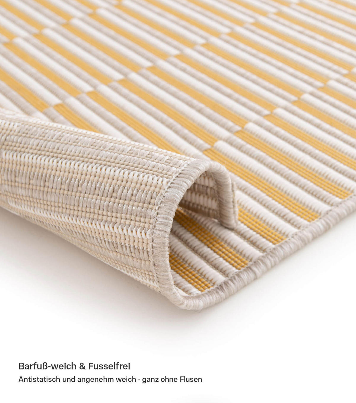 OUTDOORTEPPICH Der Sonnige - Gelb, Kunststoff (200/290cm) - Mokebo