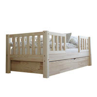 POSTEL 90/190 Agnès Přírodní dřevo - hnědá, dřevo (90/190cm) - Petits-meubles