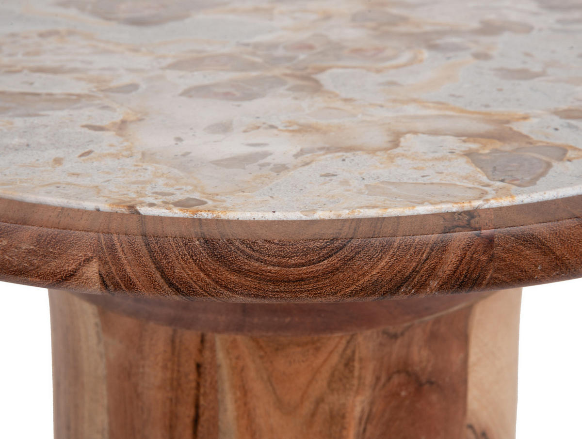 BEISTELLTISCH Tubo 40/40/40 cm - Braun, Holz (40/40/40cm) - Leitmotiv