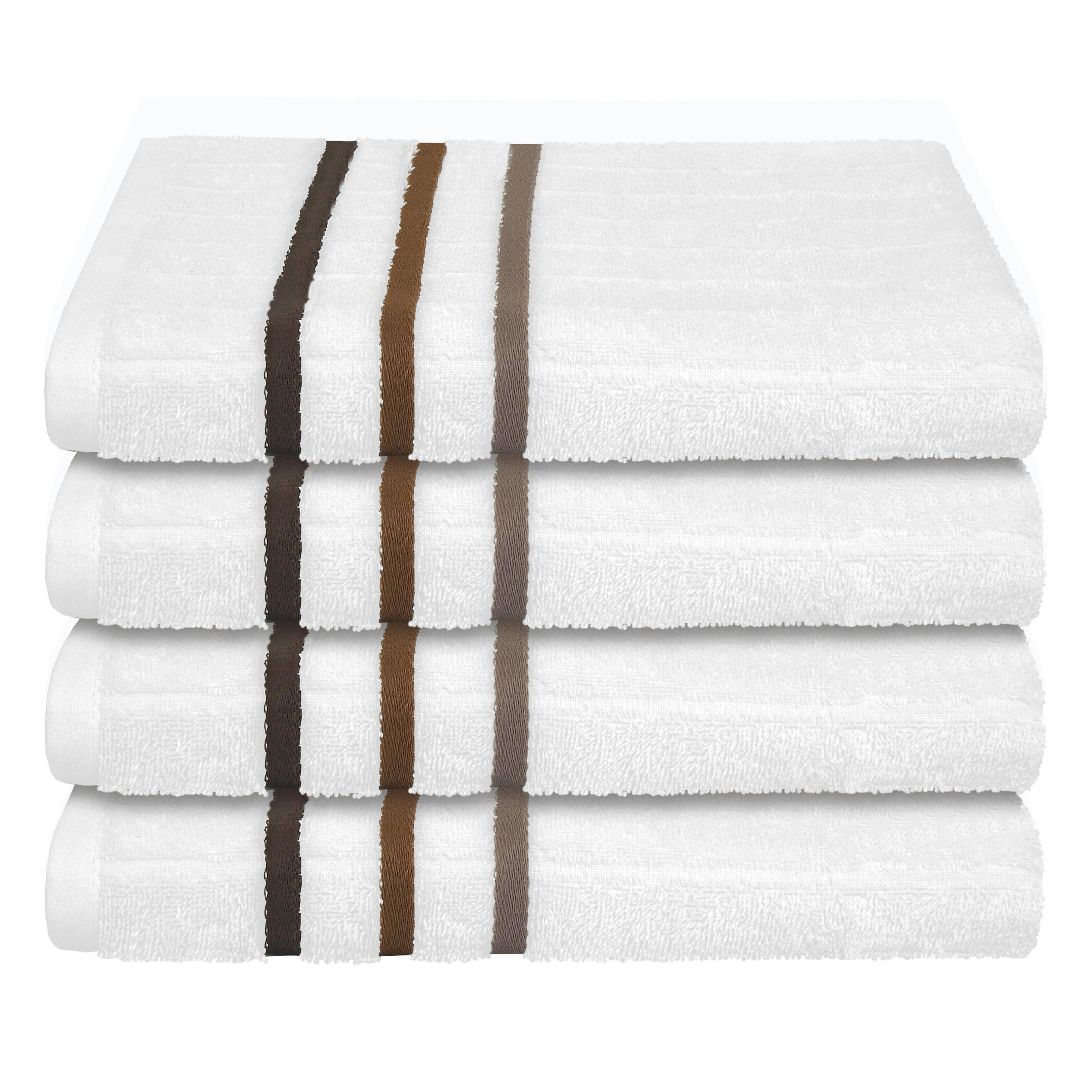 HANDTUCHSET Ohio - 4-teilig - 50 x 100 cm - Weiß - Weiß, Textil (50/100cm) - Uncover by Schiesser