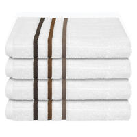 HANDTUCHSET Ohio - 4-teilig - 50 x 100 cm - Weiß - Weiß, Textil (50/100cm) - Uncover by Schiesser