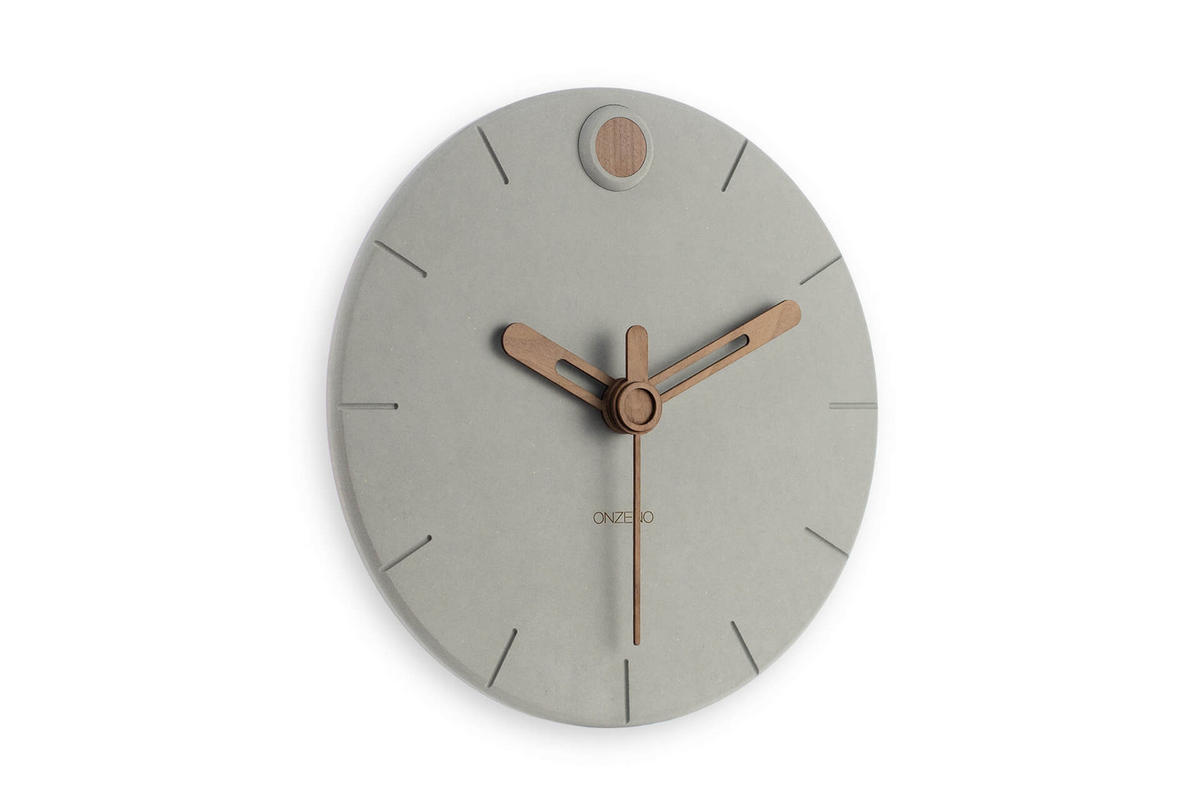 WANDUHR Design Grau 29/29 cm - Grau, Holzwerkstoff (0.62/29/1cm) - ONZENO