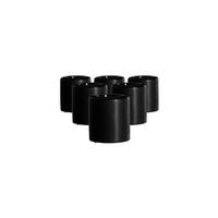 TEELICHTHALTER Onyx schwarz ø 8 cm 6er Set - Schwarz, Keramik (9cm) - Ritzenhoff Breker