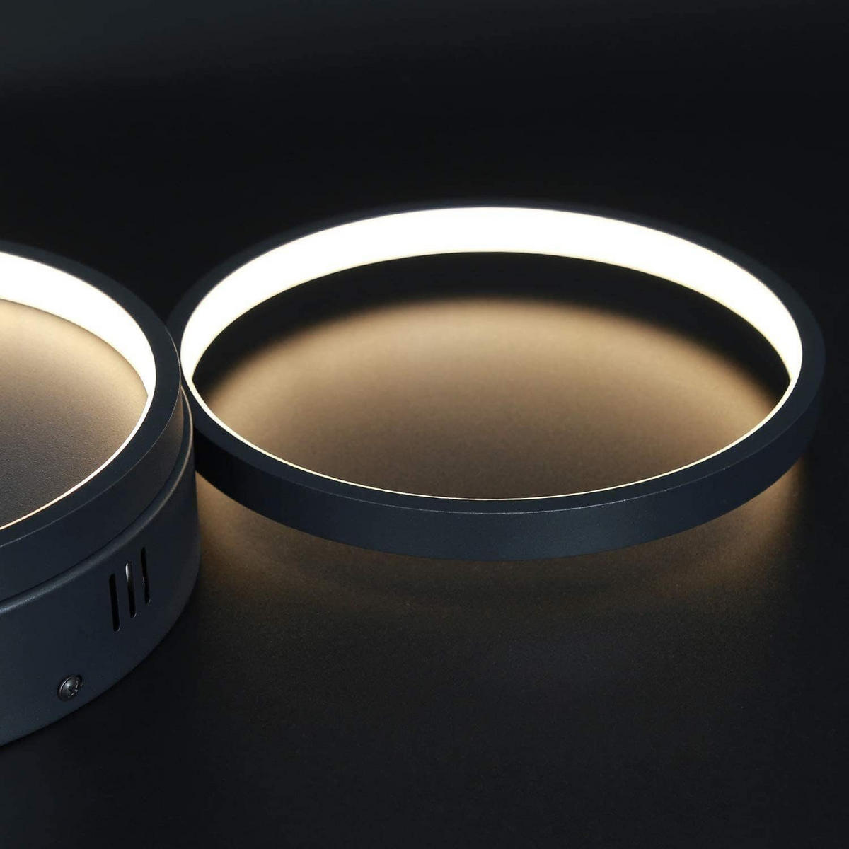 LED-DECKENLEUCHTE Molekül 62/47/7 cm - Schwarz, Metall (62/47/7cm) - Nettlife