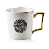 BECHER Jungle Weiß 10/12.5/10.5 cm Keramik - Weiß, Keramik (0.4L) - Mondex