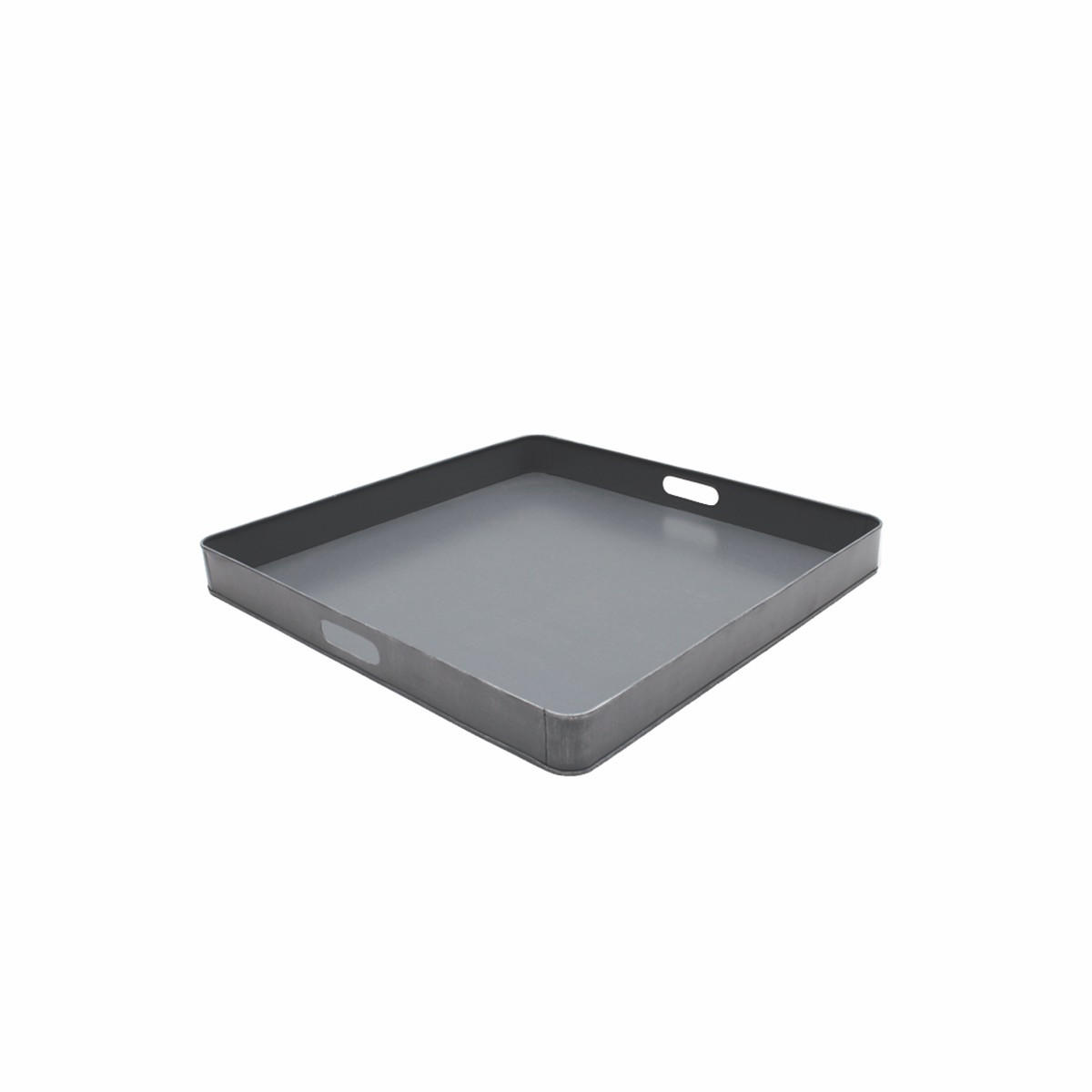 TABLETT Grau 60/60/6 cm - Grau, Metall (60/6/60cm) - LABEL51