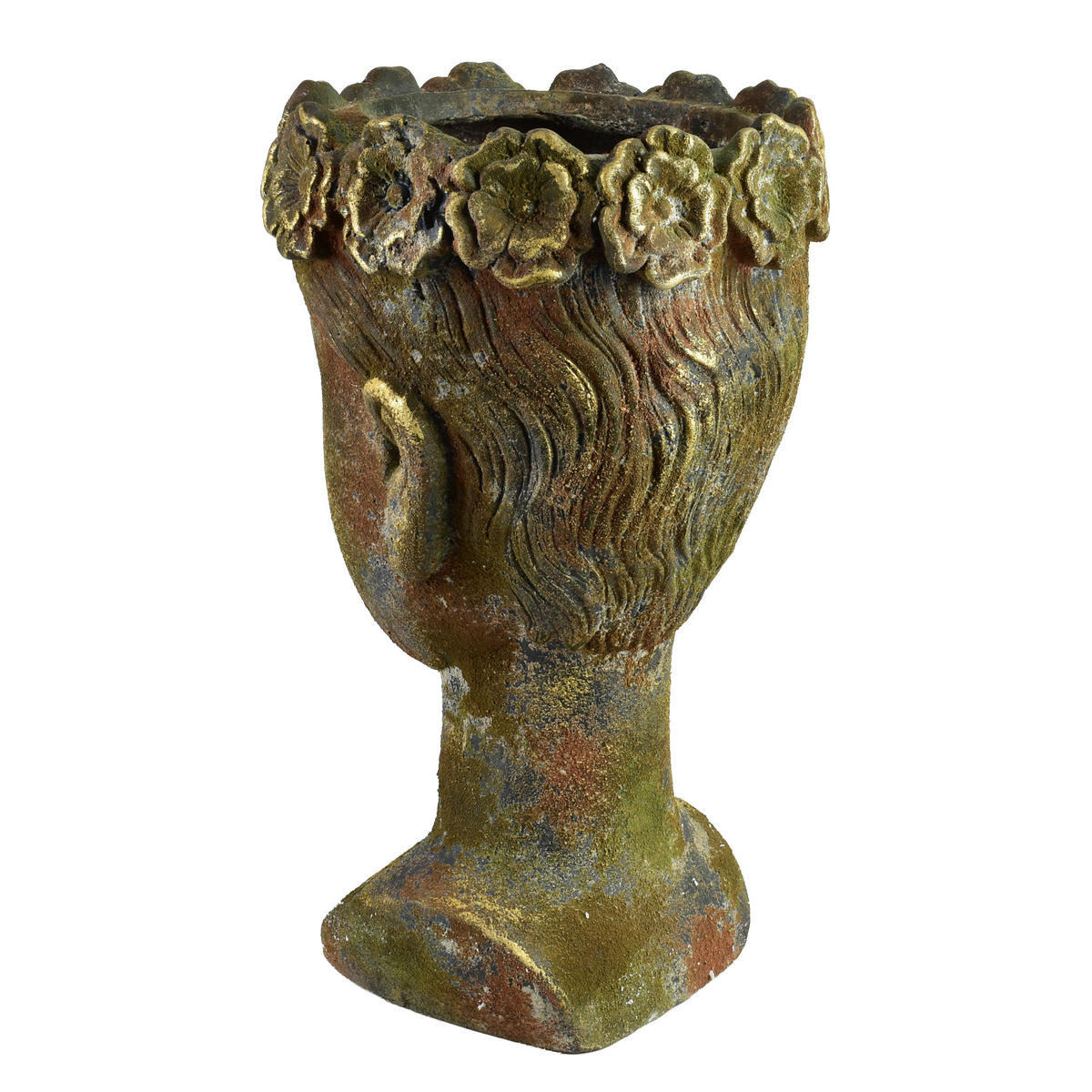 BLUMENTOPF Lari grau 26.5/26.5/45.5 cm Kersmik - Grau, Keramik (26.5/45.5/26.5cm) - Mondex