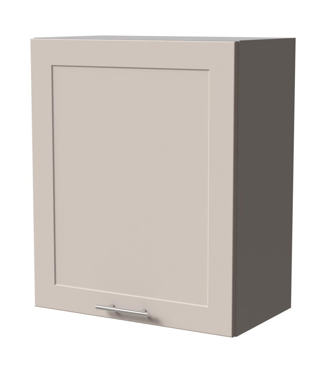 HÄNGESCHRANK Oslo W2/60 Grau / Kaschmir Matt 60 / 32,5 / 72cm - Kaschmir/Grau, Holz/Holzwerkstoff (60/72/32.5cm) - Feldmann-Wohnen