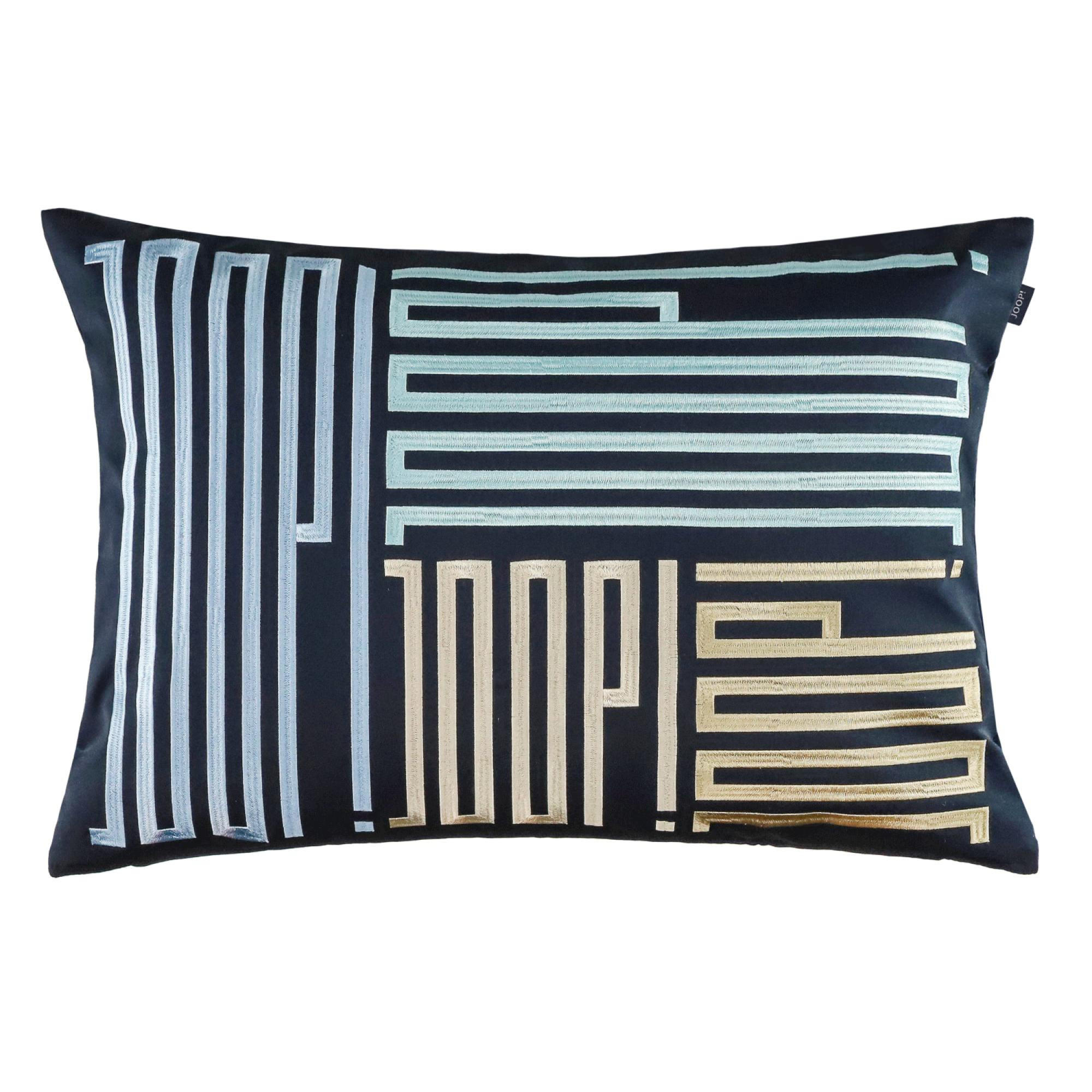 OBAL na dekoratívny vankúš BARS - modrá, textil (60/40cm) - Joop!