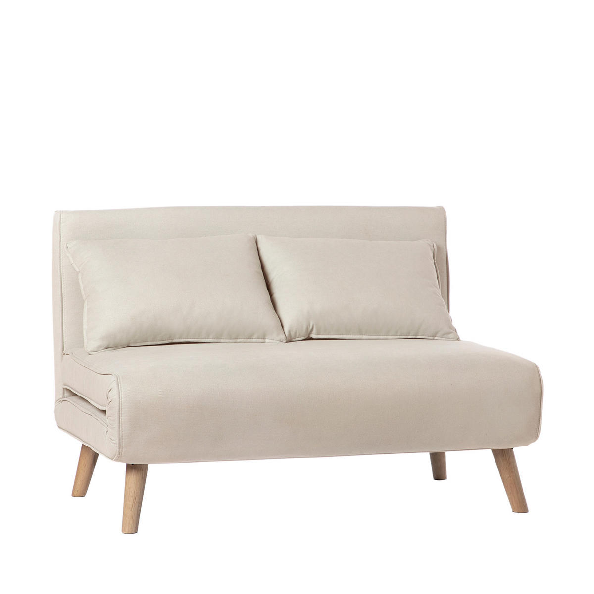 SCHLAFSOFA Noa Beige 117 cm x 79 cm - Beige, Textil (117/79/75cm)