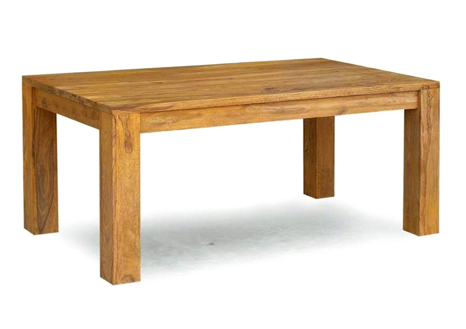 ESSTISCH Sheesham 240x100x76 braun geölt NATURE BROWN #828 - Braun, Holz (240/100/76cm) - Massivmoebel24