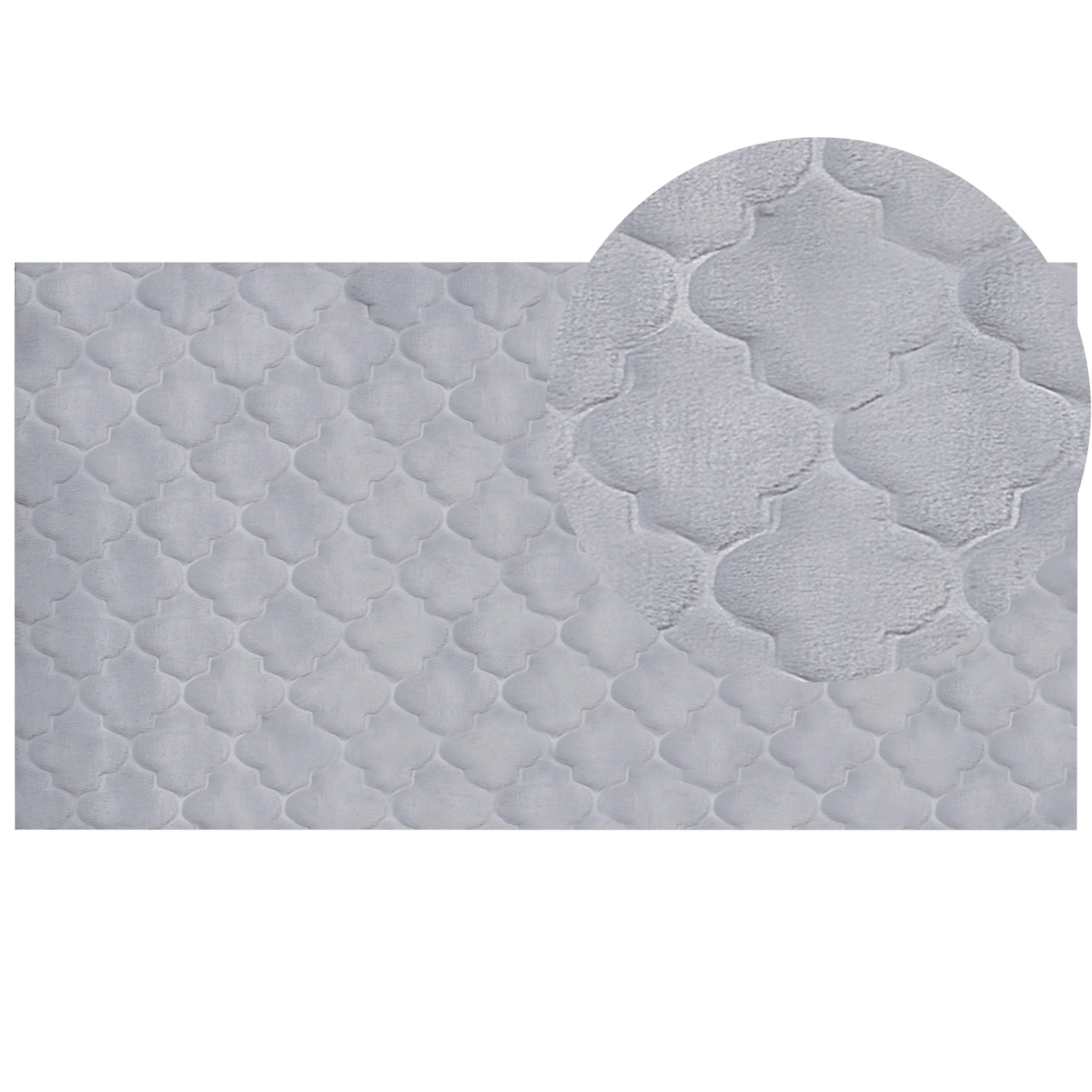 SHAGGY-KUNSTFELLTEPPICH Gharo 150/80 cm - Grau, Kunststoff (80/150cm) - Beliani