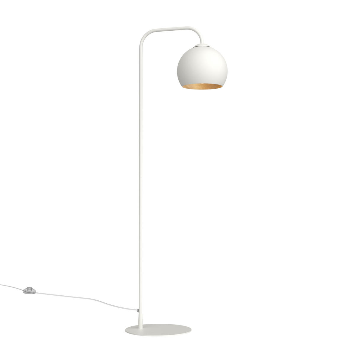 STEHLEUCHTE Joe - Goldfarben, Metall (40/65/170cm) - Lumicom