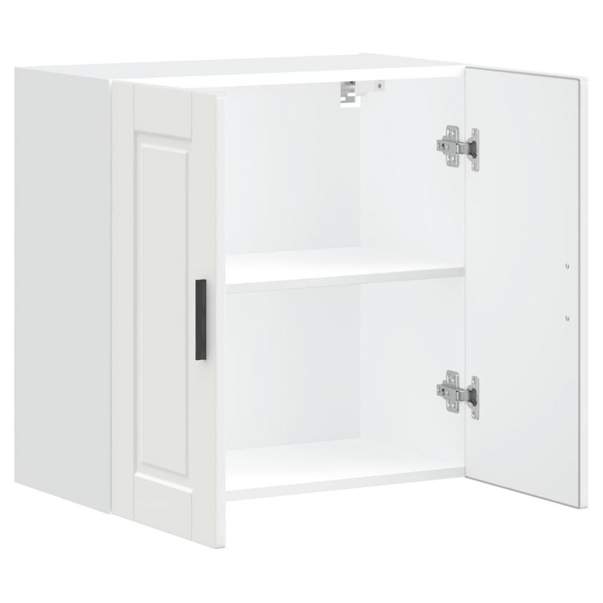 KÜCHENOBERSCHRANK Porto mit 1 Ablage 60/31/60 cm aus Holzwerkstoff Weiß - Weiß, Holz (60/60/31cm) - vidaXL