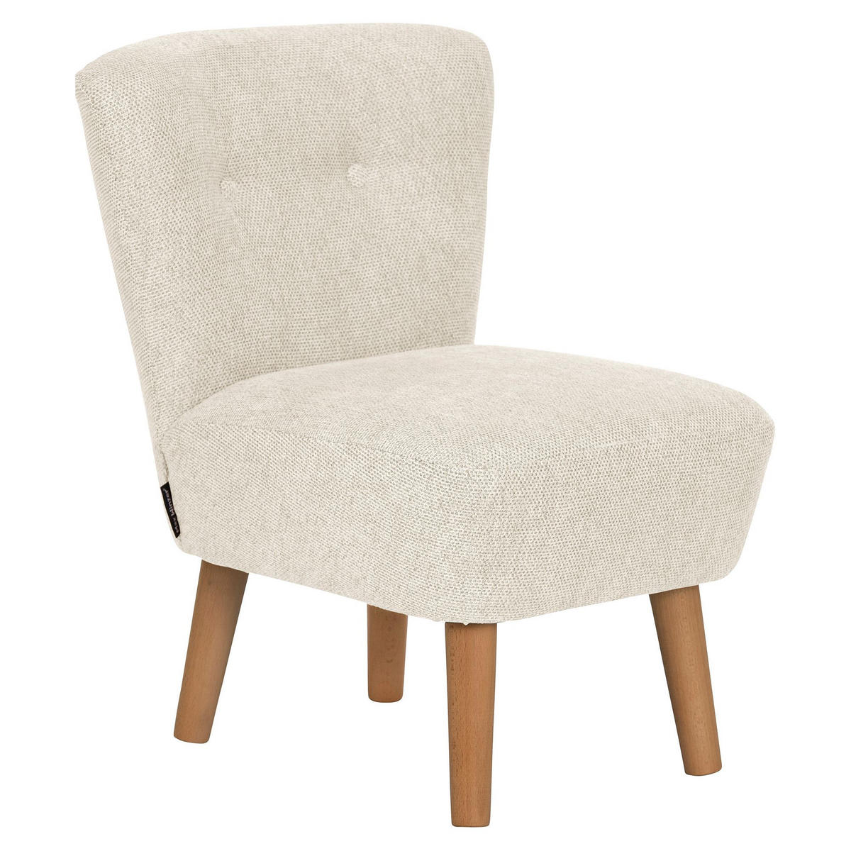 KINDERSESSEL Katya Flachgewebe creme - Creme, Kunststoff (41/54/50cm) - 58aufmkessel