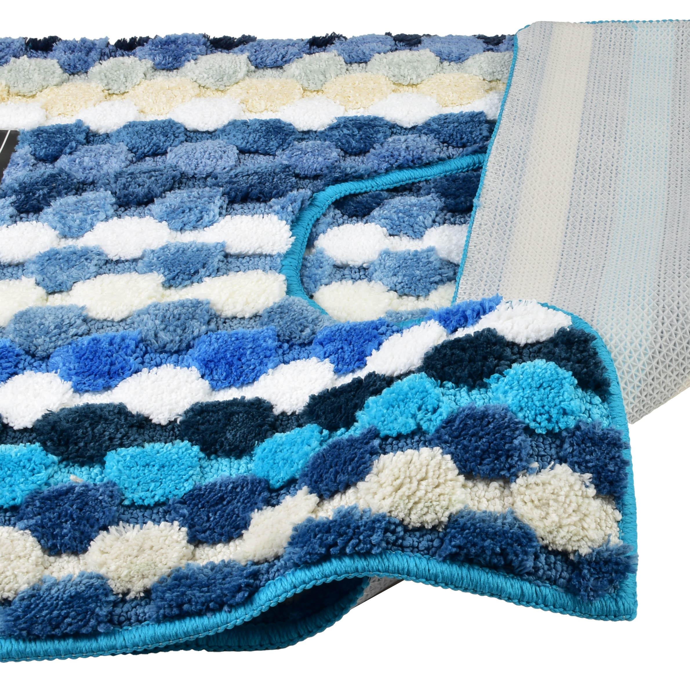 BADTEPPICH Zac Mintgrün 90/50/2 cm Textilien - Mintgrün, Textil (50/90cm) - Mondex