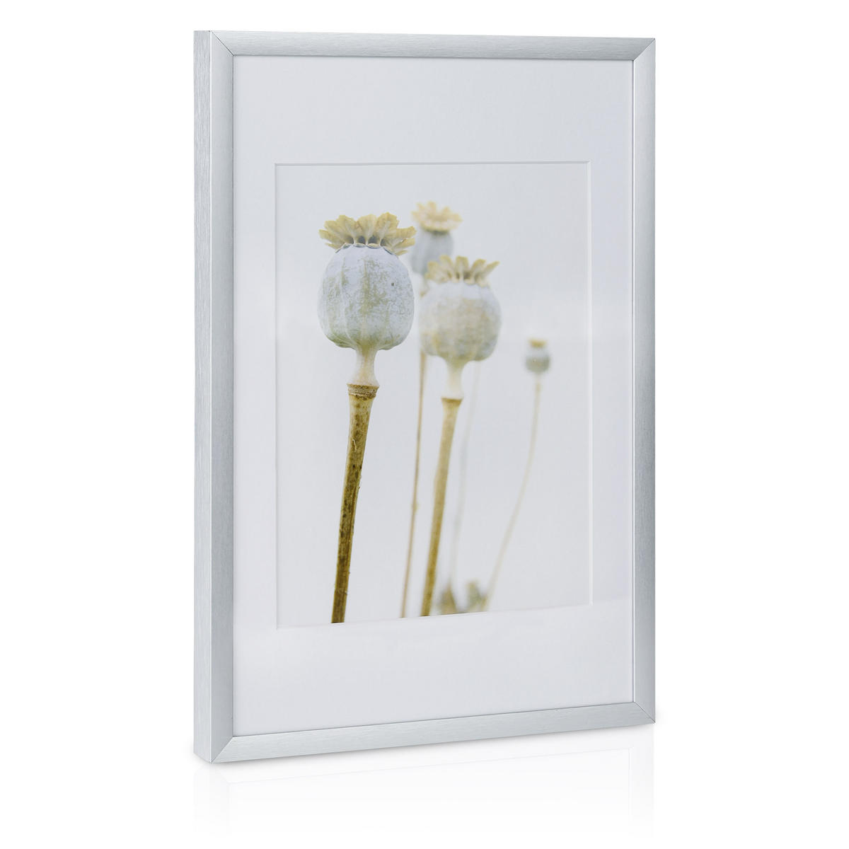 BILDERRAHMEN Velvet Aluminium Silber 18tlg - Silberfarben, Metall (29/26/35cm) - BoMoe