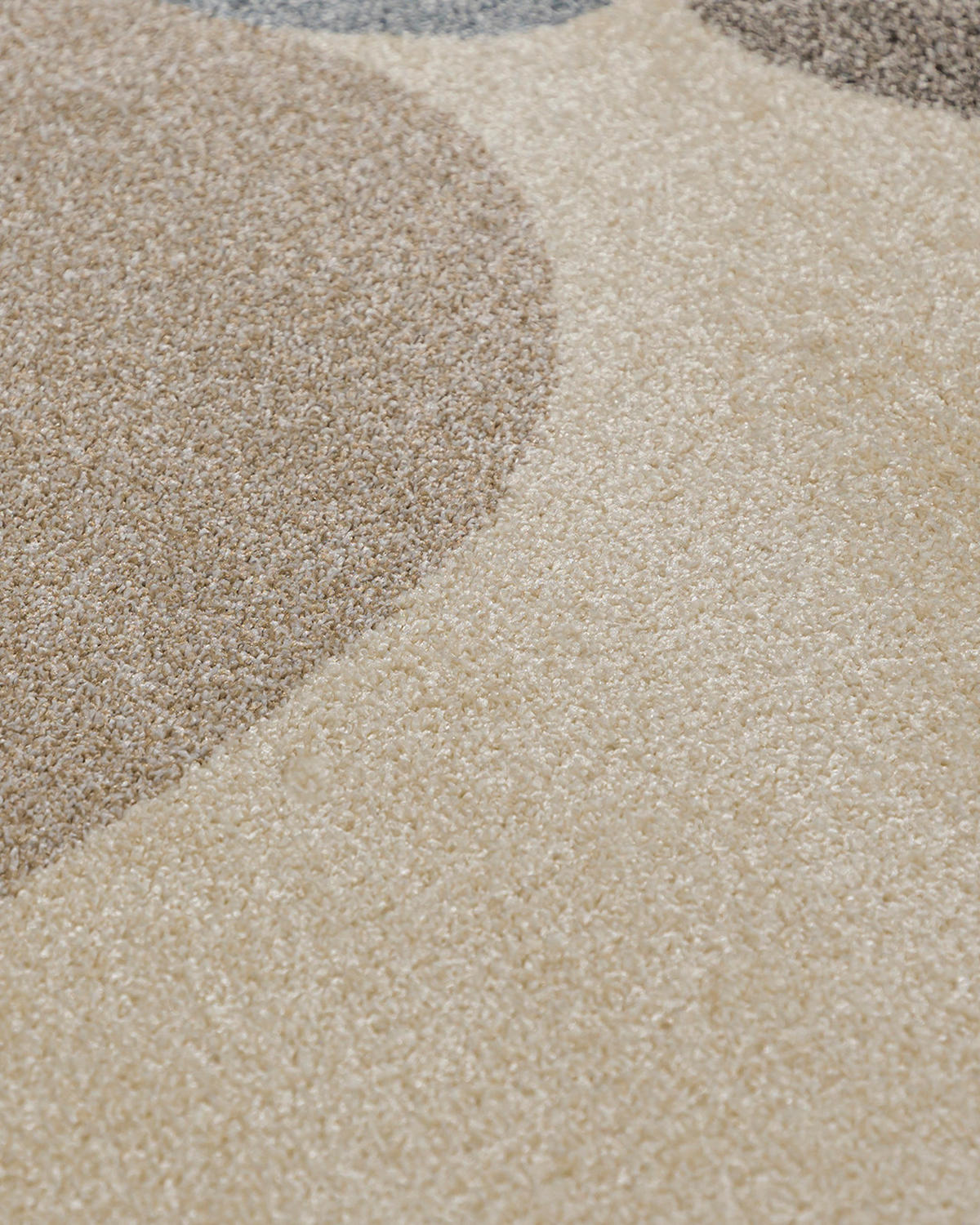 TEPPICH Beige Geometrisch In-Outdoor Pflanzlich Kurzflor Rechteckig 160 x 230 cm - Sandfarben/Hellgrau, Textil (160/230cm) - Mazovia