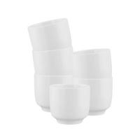 CAPPUCCINOTASSEN OHNE HENKEL Sento Home weiß 300 ml 6er Set - Weiß, Keramik (0.3L) - Seltmann Weiden