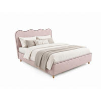 POLSTERBETT COCO 180x200 cm Hellrosa mit Bettkasten Bonellmatratze H3 - Hellrosa, Textil (180/200cm) - KS Home Concept